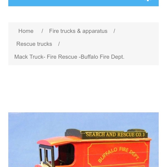 Red Fire Rescue Mack Truck - Picture 7 of 8